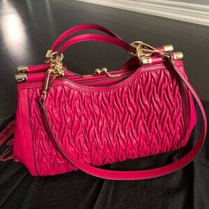 Coach MADISON GATHERED TWIST CARRIE - light gold/dark pink